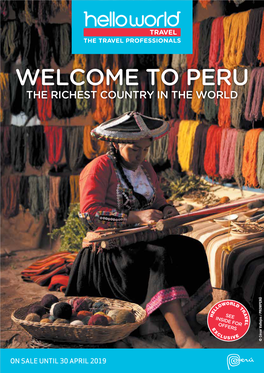 Peru the Richest Country in the World