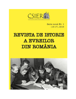 Revista De Istorie a Evreilor Din România