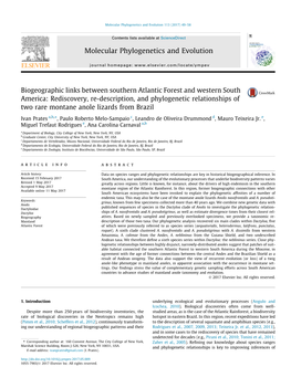 Rediscovery, Re-Description, and Phylogenetic Re