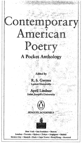 A Pocket Anthology