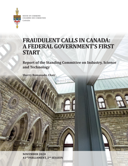 Fraudulent Calls in Canada: a Federal Government's First Start
