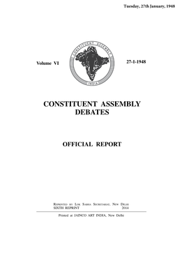 Constituent Assembly Debates