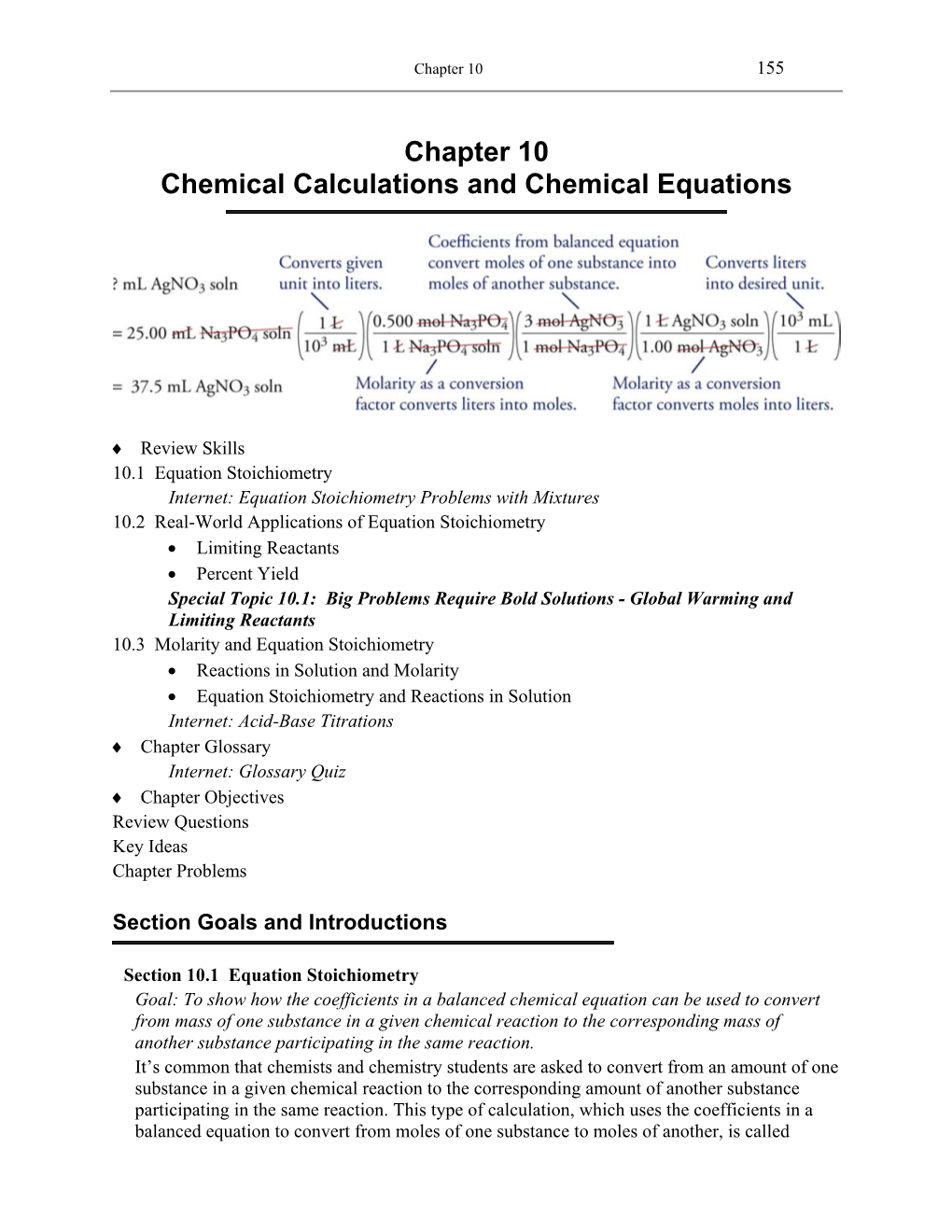 Student Study Guide Chapter 10