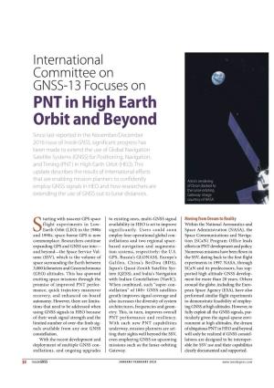 PNT in High Earth Orbit and Beyond