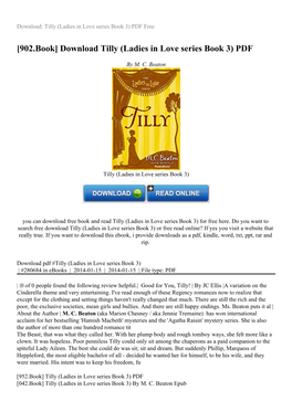 Download Tilly (Ladies in Love Series Book 3) PDF