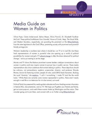 Media Guide on Women in Politics