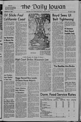 Daily Iowan (Iowa City, Iowa), 1971-01-20