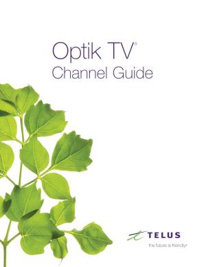 Optik TV Channel Listing Guide 2020