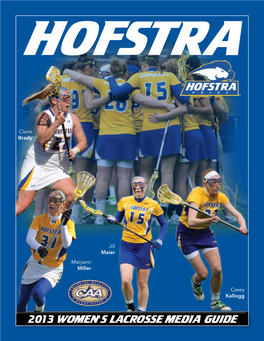2013 Women's Lacrosse Media Guide HOFSTRA