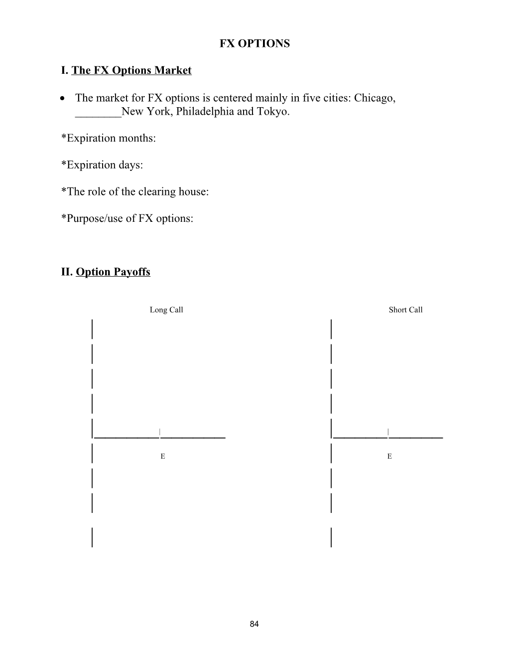 Foreign Exchange Options