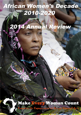 African Women's Decade 2010-2020 2014 Annual Review