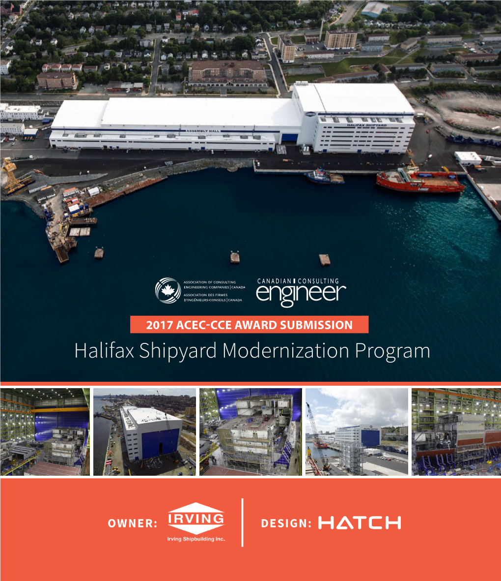 Halifax Shipyard Modernization Program