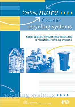 Good Practice Performance Measures for Kerbside Recycling Systems