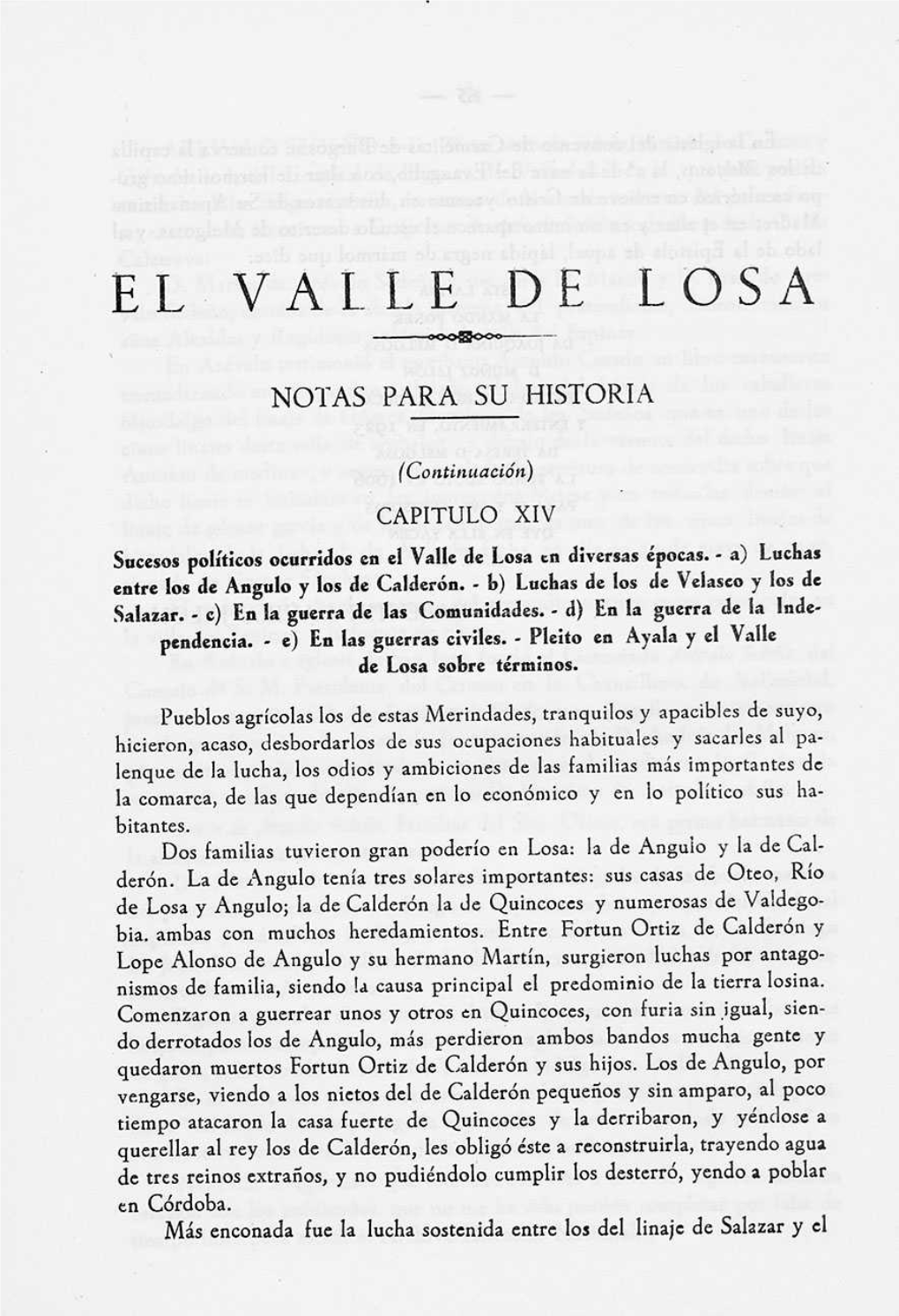 Valle De Losa