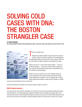 Solving Cold Cases With