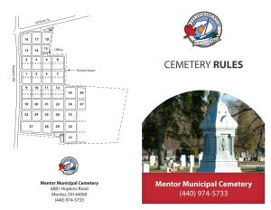 Cemetery Rules 1 3 5 7