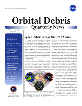 Quarterly News Volume 22, Issue 2 May 2018