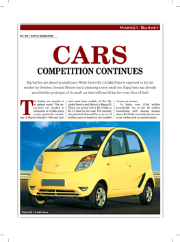 Cars Competition Continues