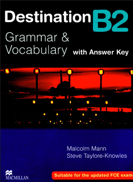 Grammar & Vocabulary with Answer