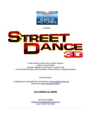 Streetdance Production Notes