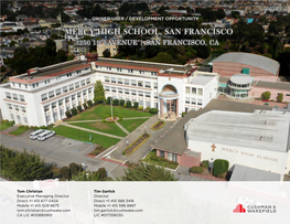 Mercy High School, San Francisco 3250 19Th Avenue | San Francisco, Ca