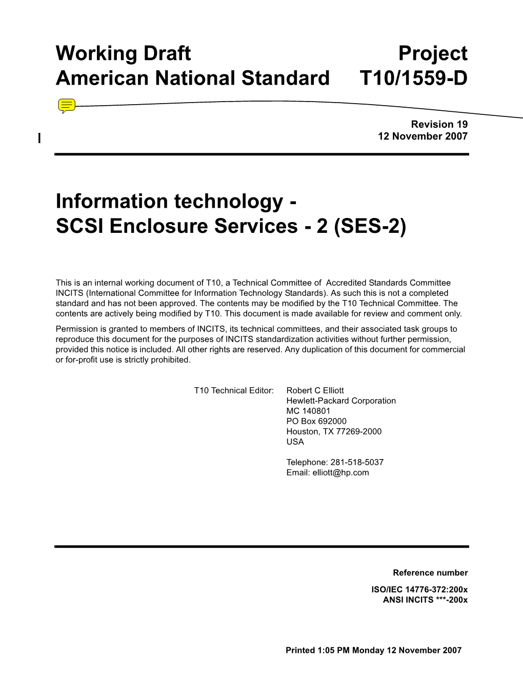 SCSI Enclosure Services - 2 (SES-2)