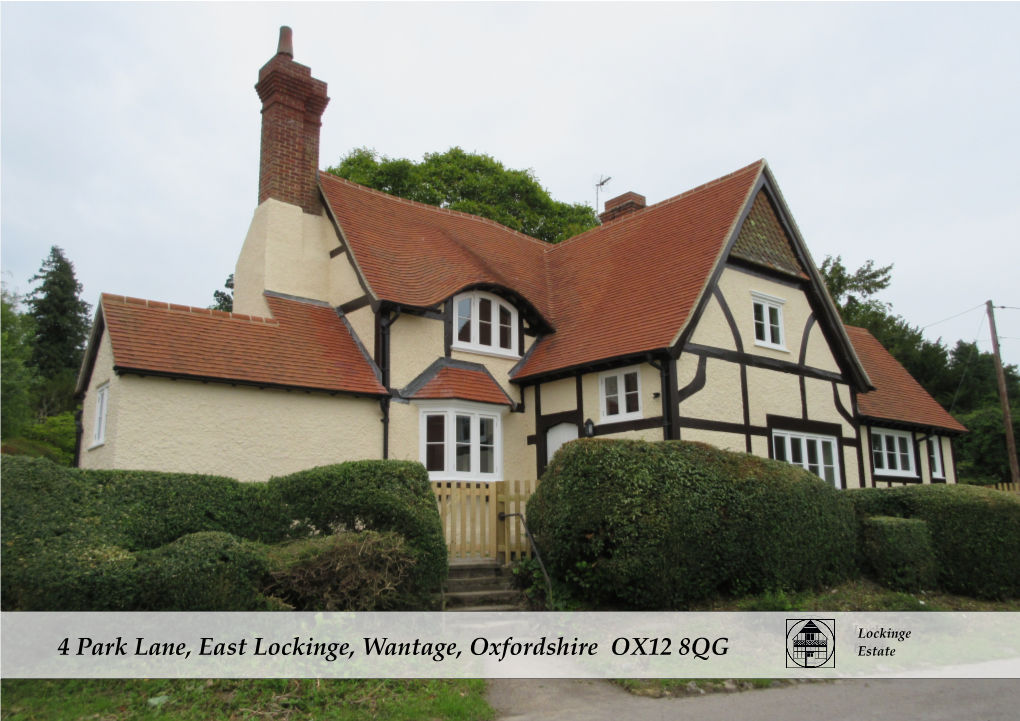 4 Park Lane, East Lockinge, Wantage, Oxfordshire OX12 8QG Estateestate 4 Park Lane, East Lockinge, Wantage, Oxfordshire OX12 8QG £2,250 P.C.M