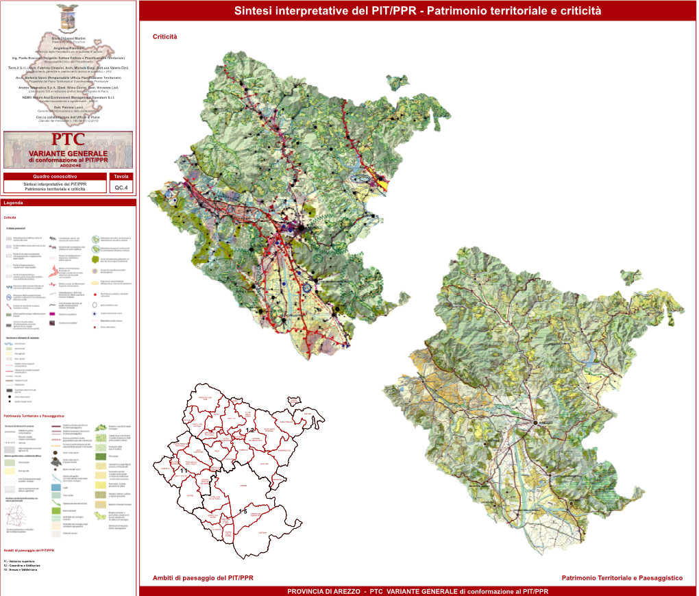 QC.4 Sintesi Interpretative Del PIT/PPR. Patrimonio Territoriale E