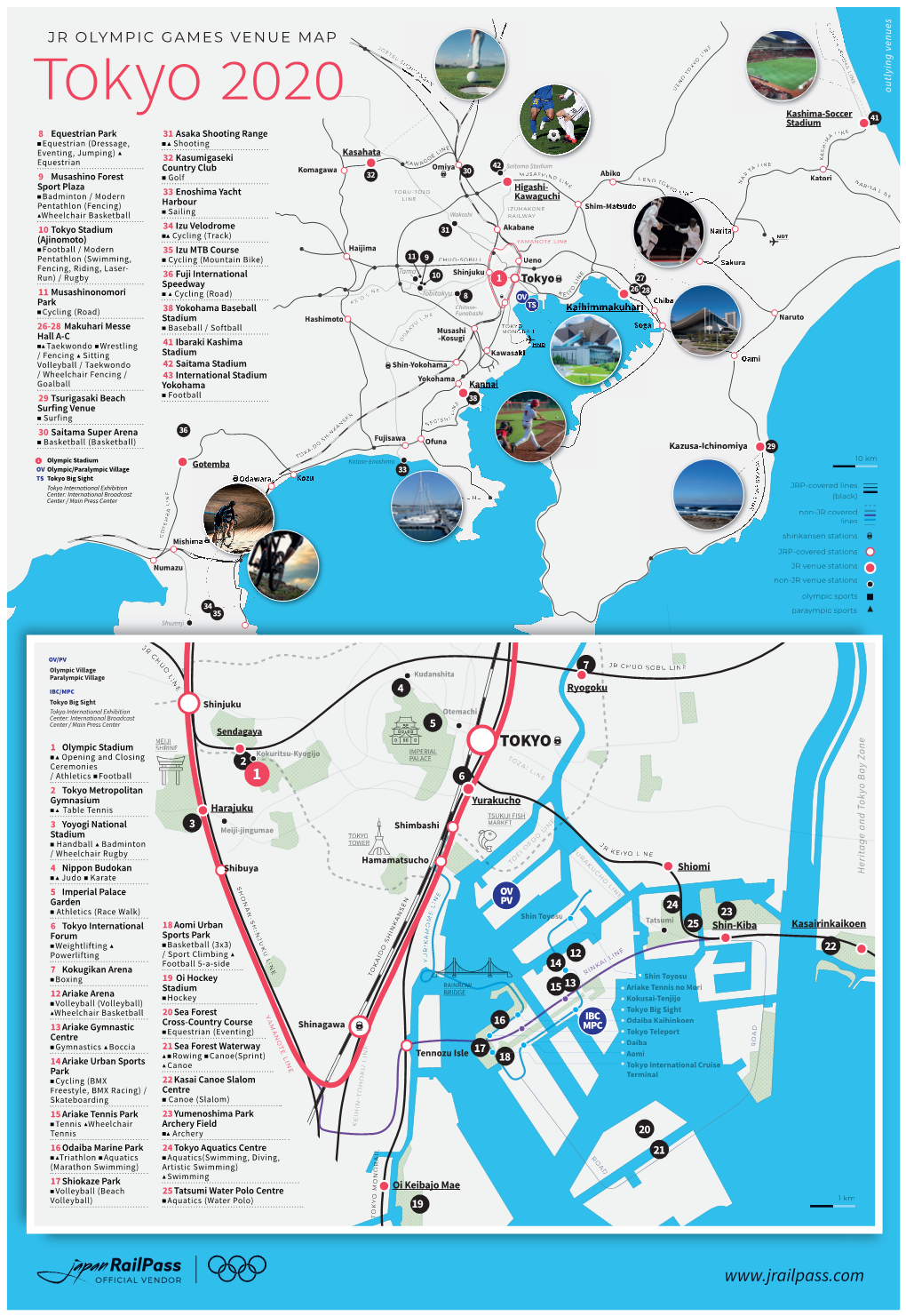 AF VENUE MAP TOKYO Outlying