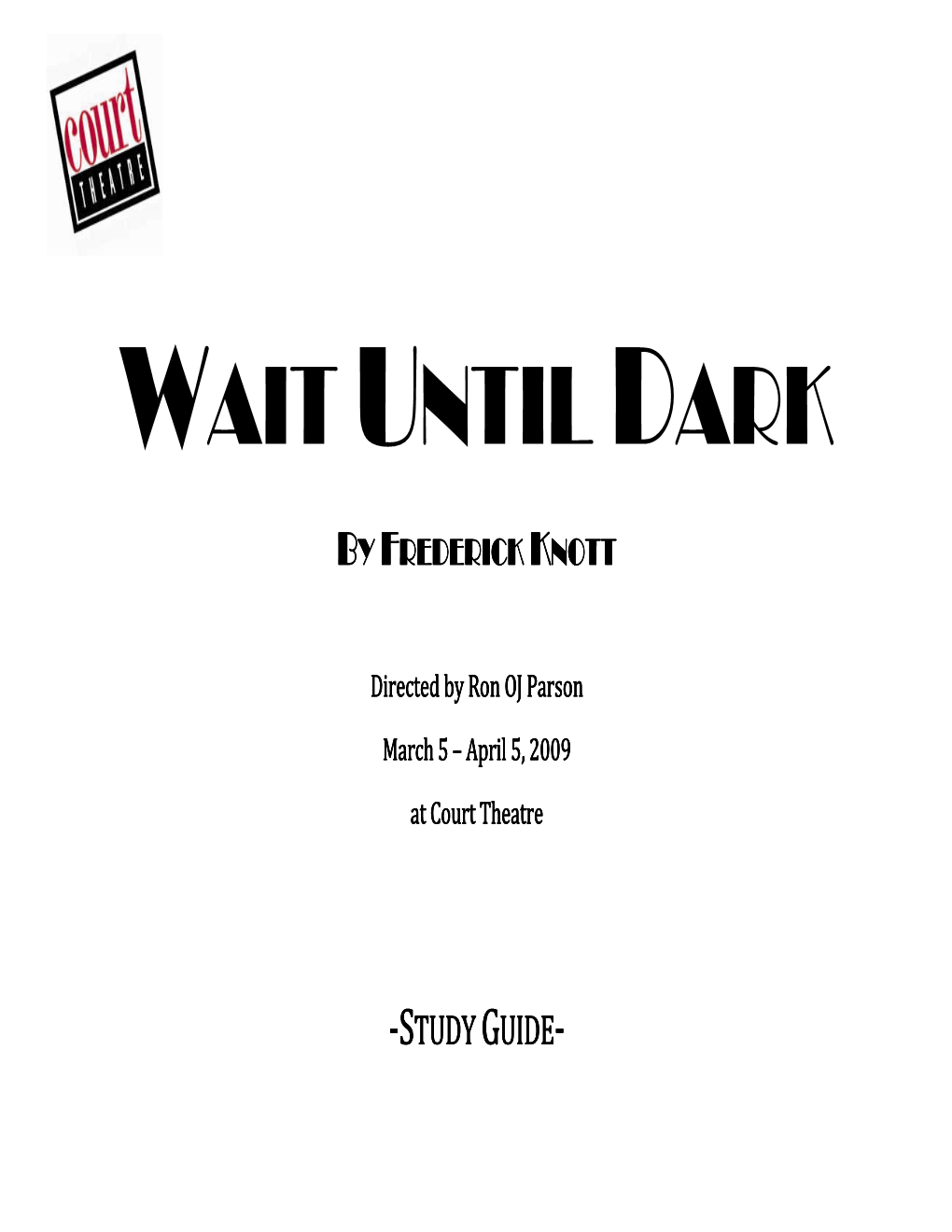 Wait Until Dark