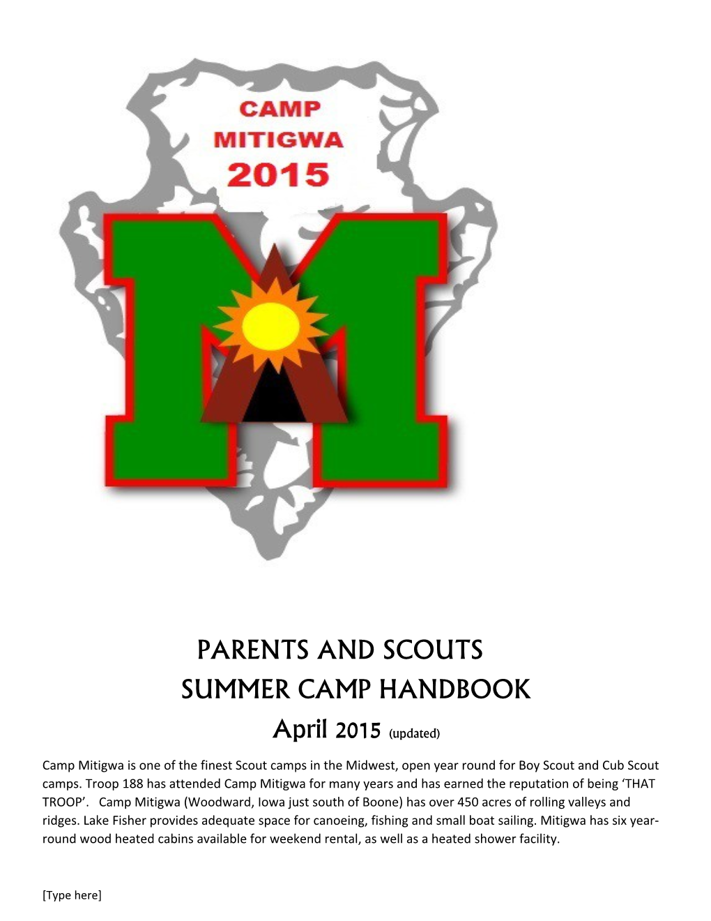 Parents and Scouts