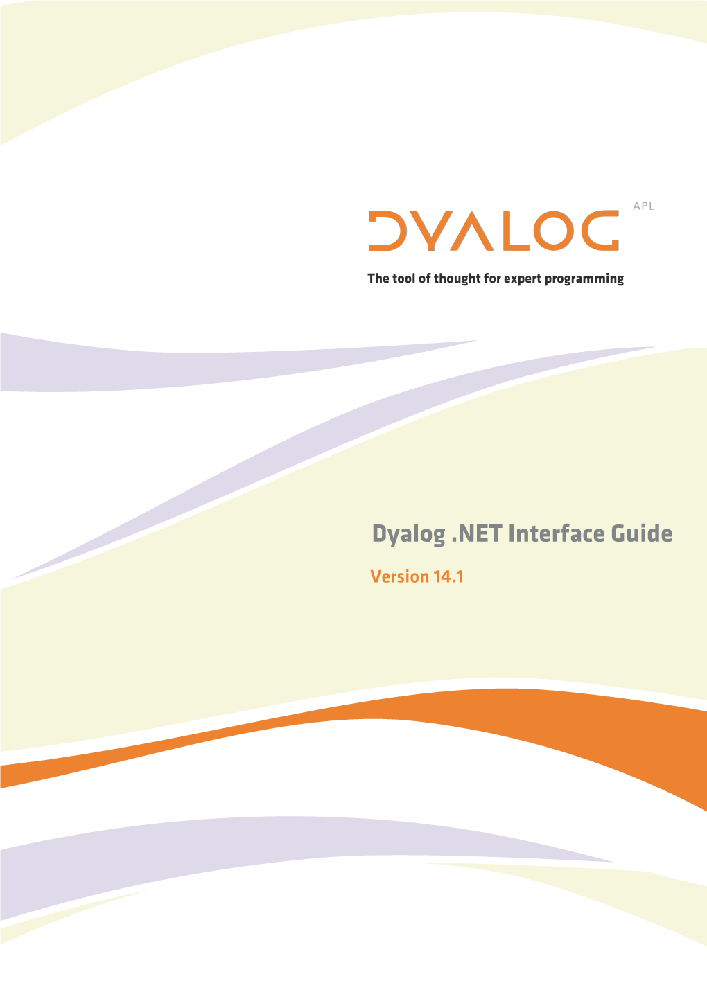 Dyalog .NET Interface Guide