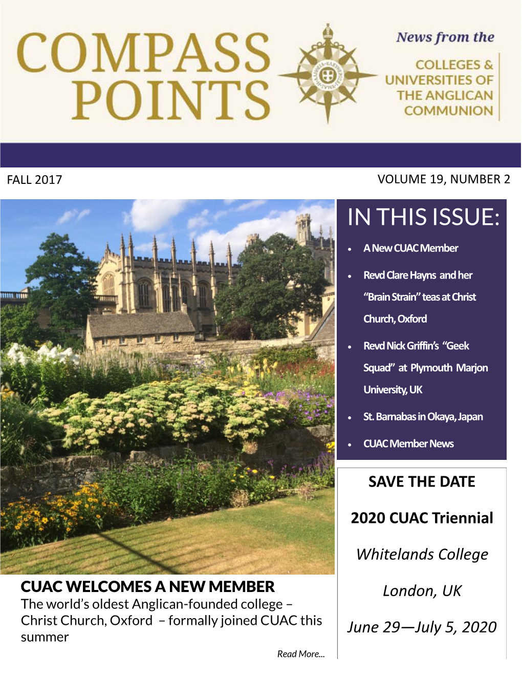 CUAC: Compass Points Fall 2017