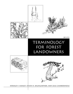 Terminology for Forest Landowners