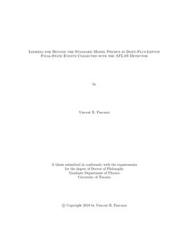 Looking for Beyond the Standard Model Physics in Dijet-Plus-Lepton Final-State Events Collected with the ATLAS Detector