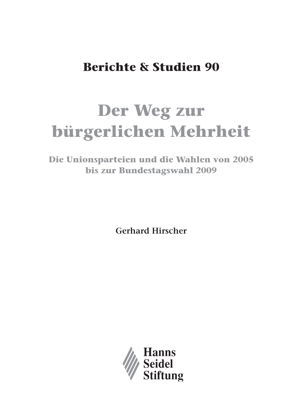 Berichte Und Studien