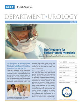 Departmentof UROLOGY