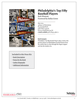 Philadelphia's Top Fifty Baseball Players