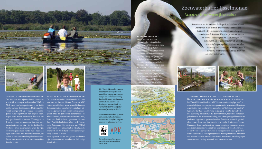 Zoetwaterbuffer Ijsselmonde Recreëren in Een Waterrijk Landschap