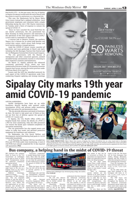 Sipalay City Marks 19Th Year Amid COVID-19 Pandemic with Key Stakeholders