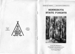 Minnesota State Forests