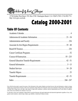 2000-01 Catalog [PDF]
