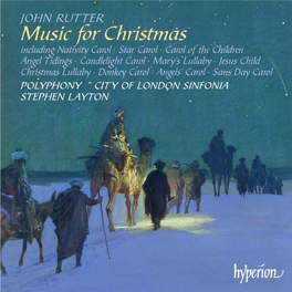 JOHN RUTTER Music for Christmas Including Nativity Carol