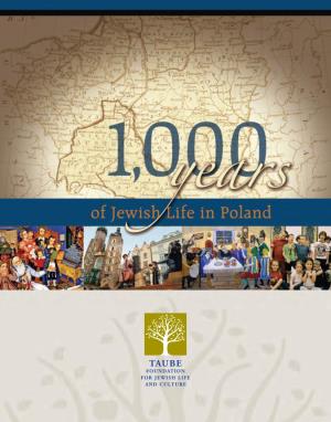1000 Years of Jewish Life in Poland: a Timeline