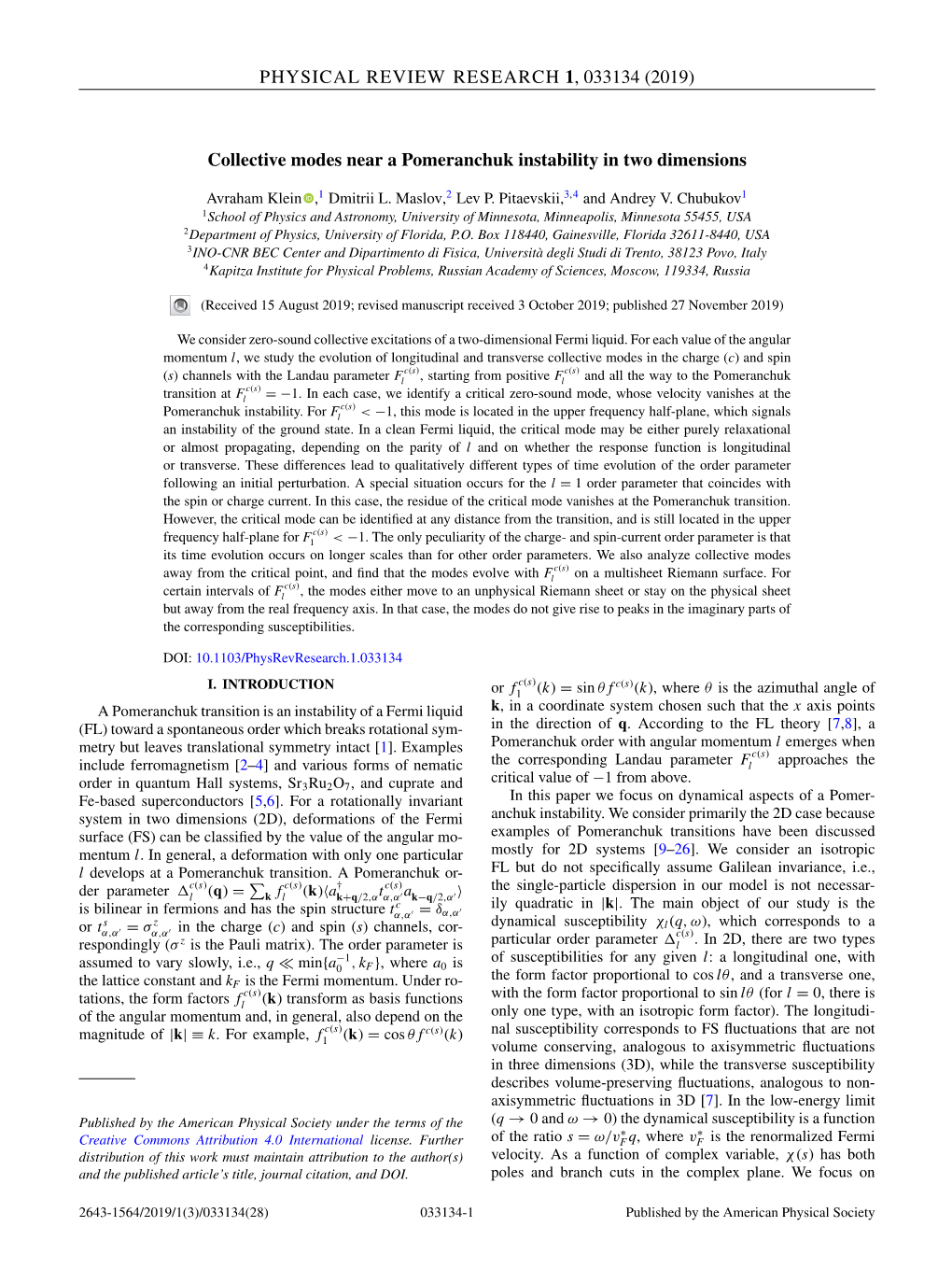 Collective Modes Near a Pomeranchuk Instability in Two Dimensions