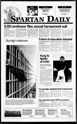 SJSU Professor Files Sexual Harassment Suit