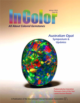 Australian Opal Symposium & Updates