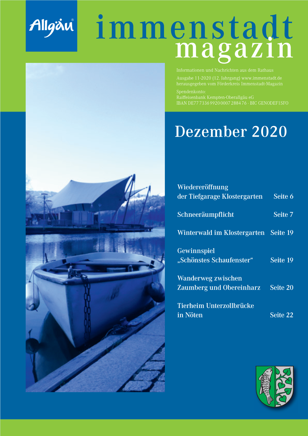 Immenstadt Magazin | Ausgabe Dezember 2020