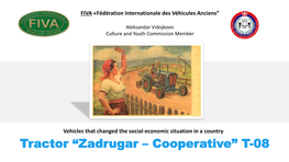 Tractor Zadrugar Cooperative