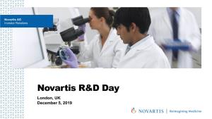 Novartis R&D